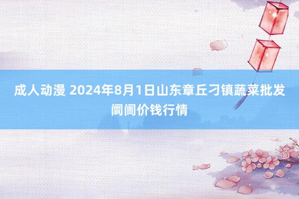 成人动漫 2024年8月1日山东章丘刁镇蔬菜批发阛阓价钱行情