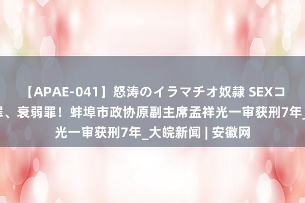 【APAE-041】怒涛のイラマチオ奴隷 SEXコレクション 纳贿罪、衰弱罪！蚌埠市政协原副主席孟祥光一审获刑7年_大皖新闻 | 安徽网