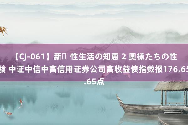 【CJ-061】新・性生活の知恵 2 奥様たちの性体験 中证中信中高信用证券公司高收益债指数报176.65点